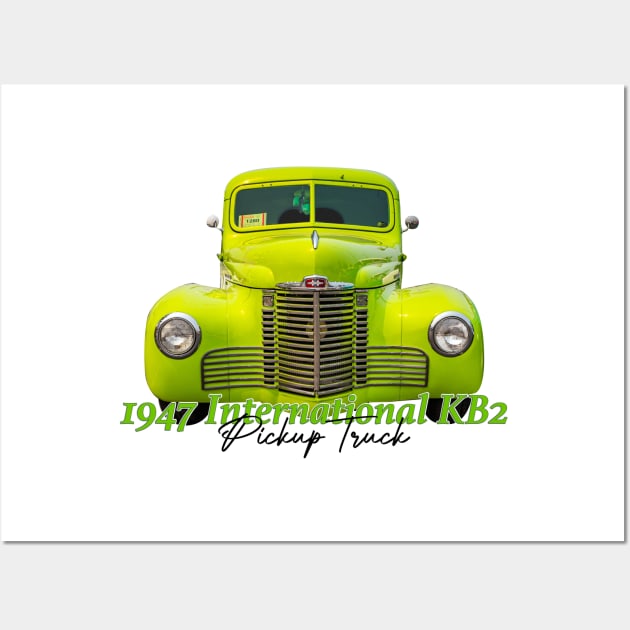 1947 International KB2 Pickup Truck Wall Art by Gestalt Imagery